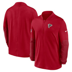 Atlanta Falcons Sideline Dri-FIT Half-Zip Pullover Red