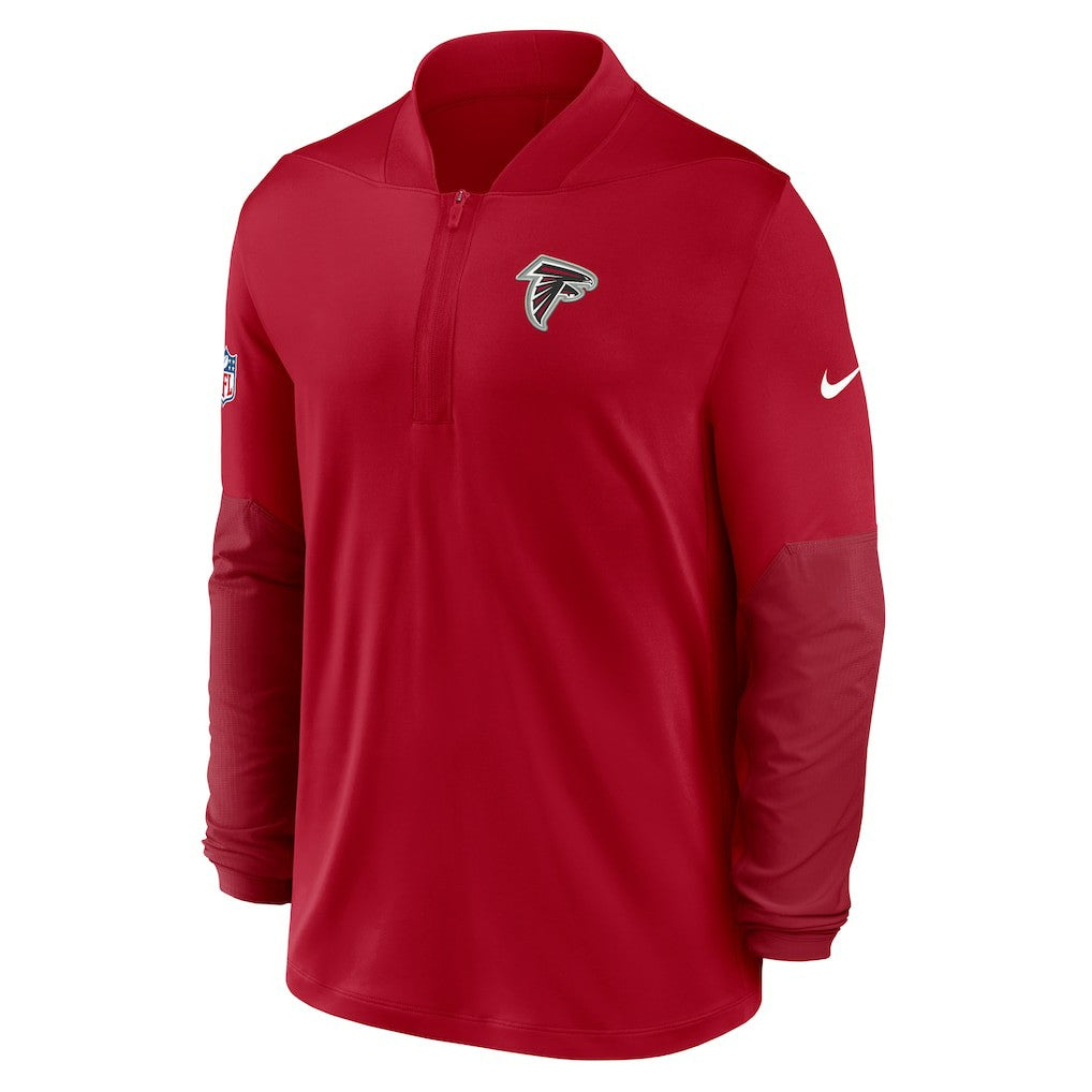 Atlanta Falcons Sideline Dri-FIT Half-Zip Pullover Red