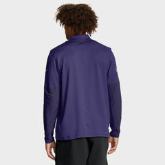 Baltimore Ravens Sideline Dri-FIT Half-Zip Pullover Purple