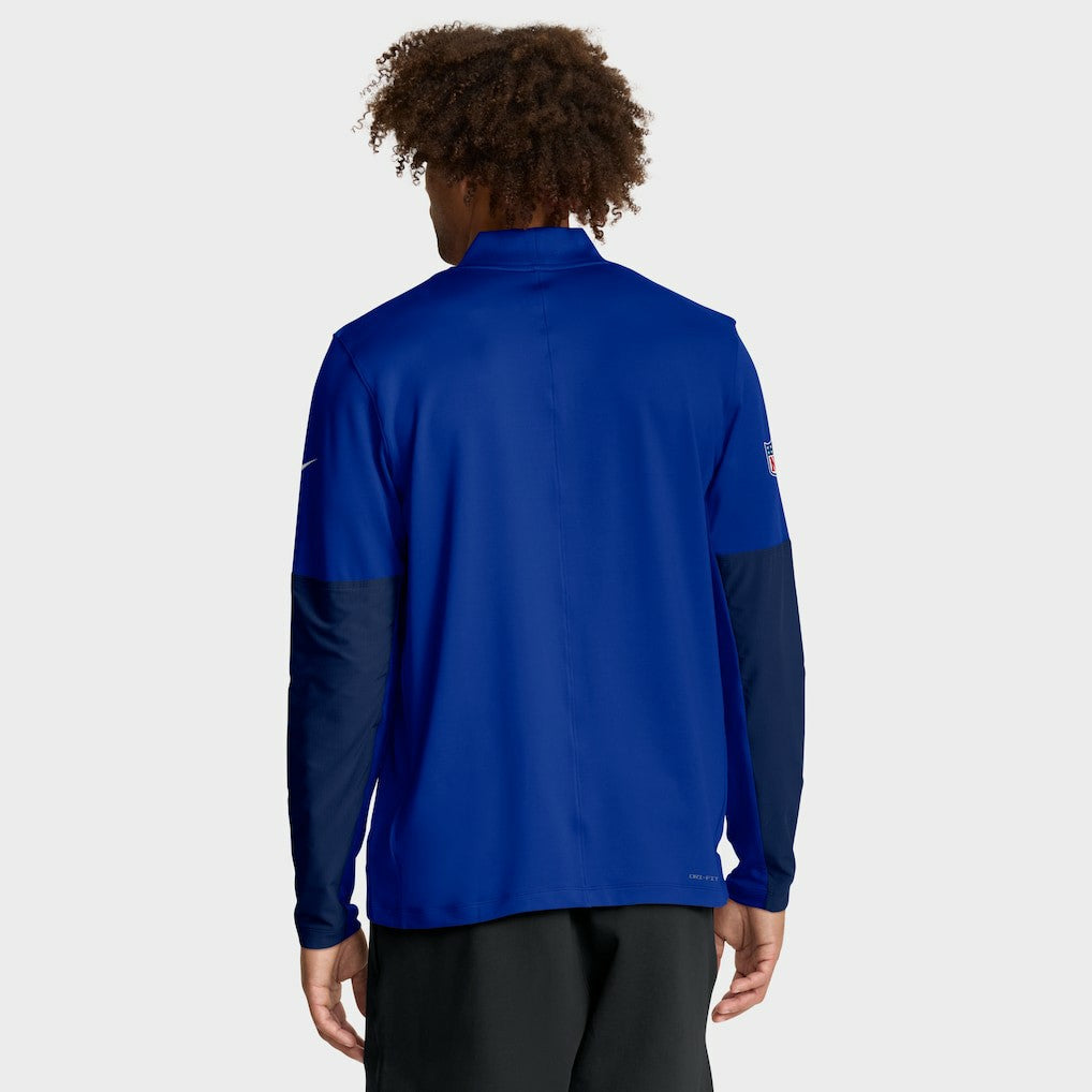 Buffalo Bills Sideline Dri-FIT Half-Zip Pullover Royal
