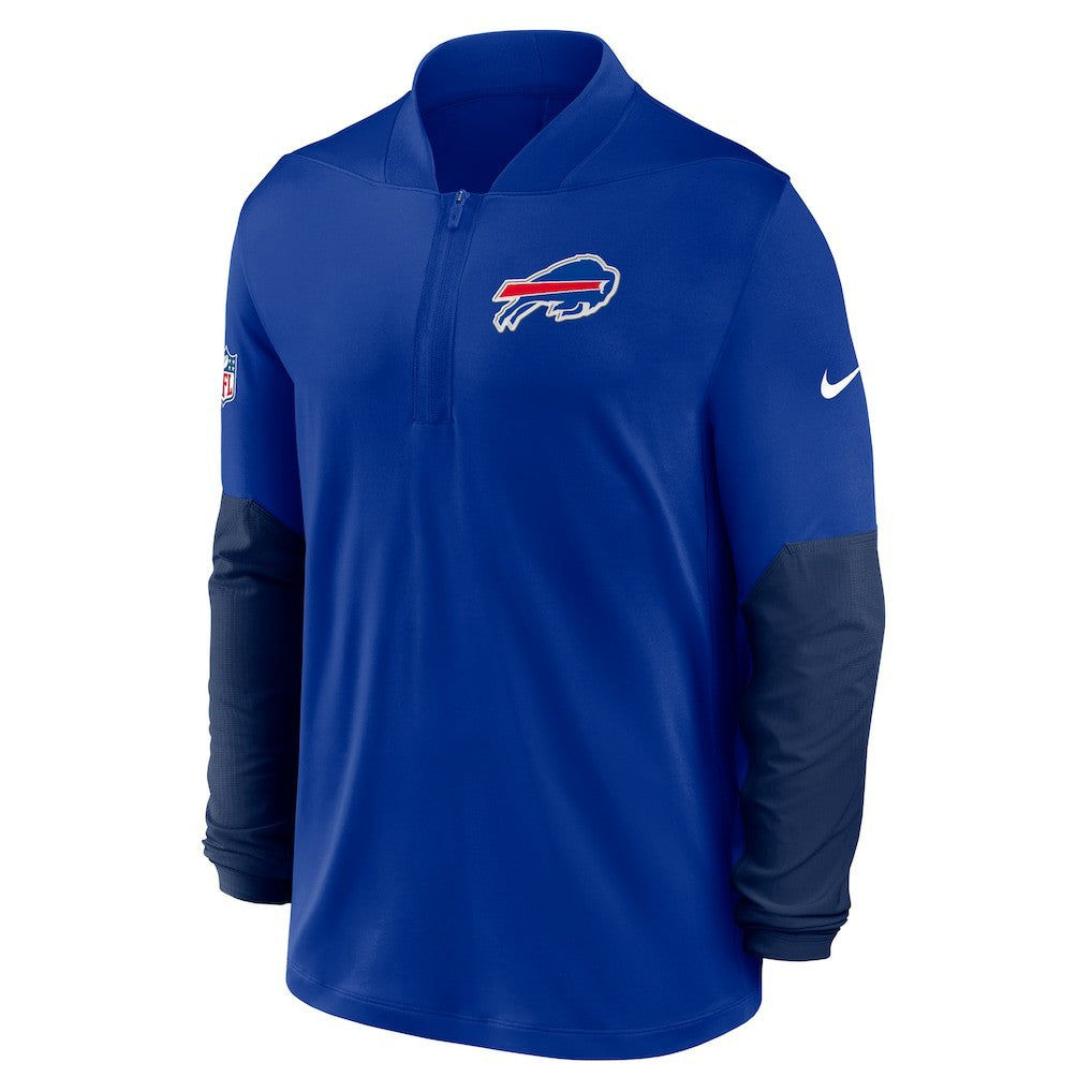 Buffalo Bills Sideline Dri-FIT Half-Zip Pullover Royal