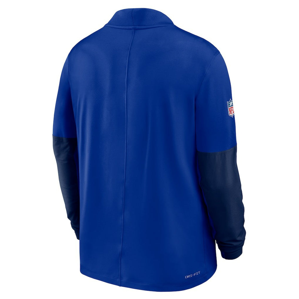 Buffalo Bills Sideline Dri-FIT Half-Zip Pullover Royal