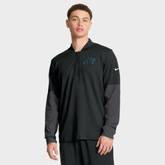 Carolina Panthers Sideline Dri-FIT Half-Zip Pullover Black