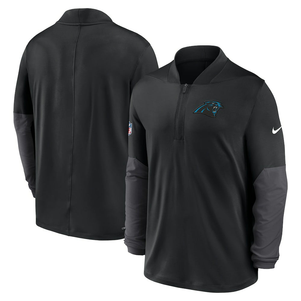 Carolina Panthers Sideline Dri-FIT Half-Zip Pullover Black