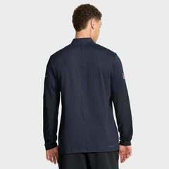 Chicago Bears Sideline Dri-FIT Half-Zip Pullover Navy
