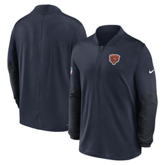Chicago Bears Sideline Dri-FIT Half-Zip Pullover Navy