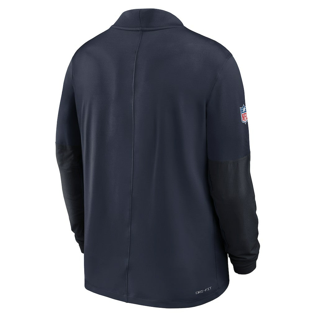 Chicago Bears Sideline Dri-FIT Half-Zip Pullover Navy