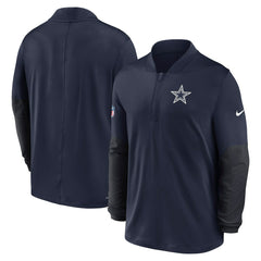 Dallas Cowboys Sideline Dri-FIT Half-Zip Pullover Navy