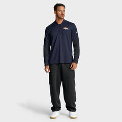Denver Broncos Sideline Dri-FIT Half-Zip Pullover Navy