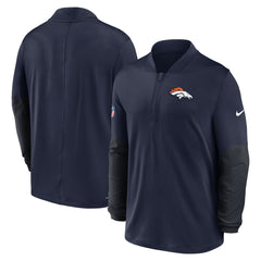 Denver Broncos Sideline Dri-FIT Half-Zip Pullover Navy