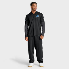 Detroit Lions Sideline Dri-FIT Half-Zip Pullover Black
