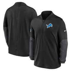 Detroit Lions Sideline Dri-FIT Half-Zip Pullover Black