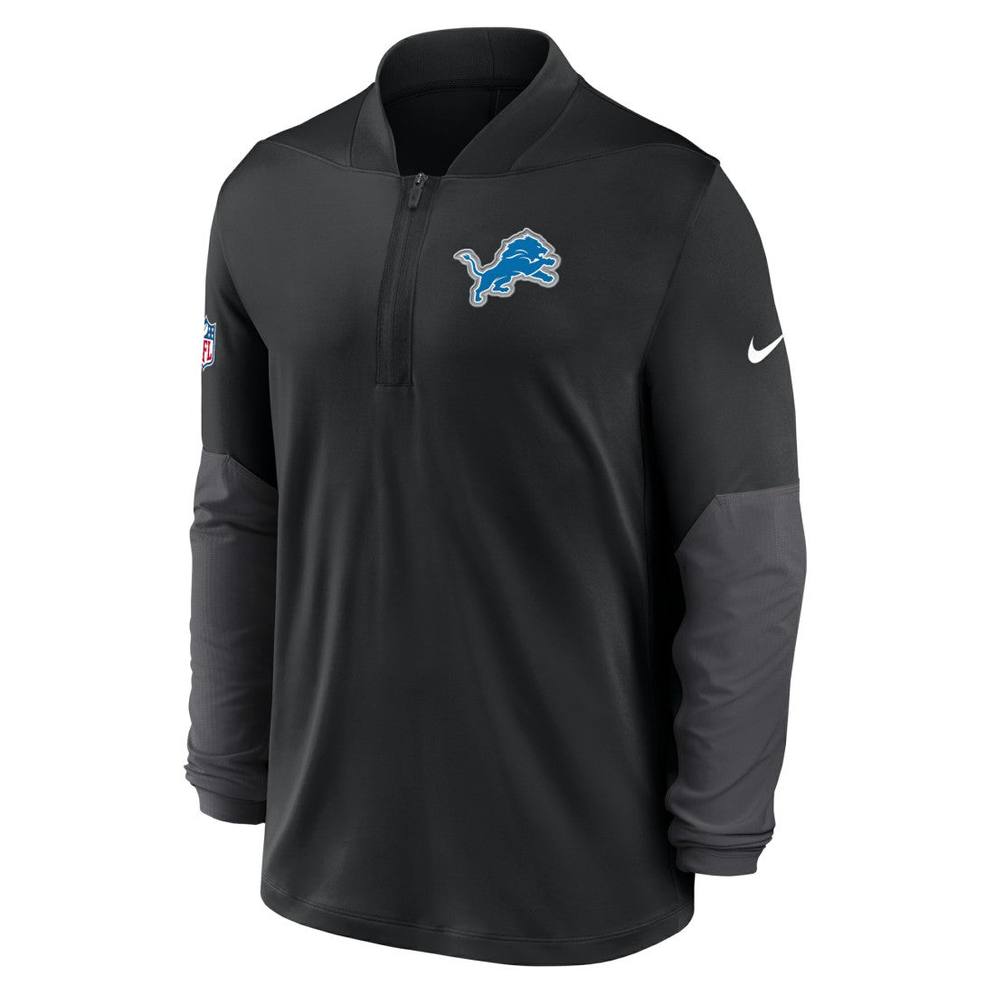 Detroit Lions Sideline Dri-FIT Half-Zip Pullover Black
