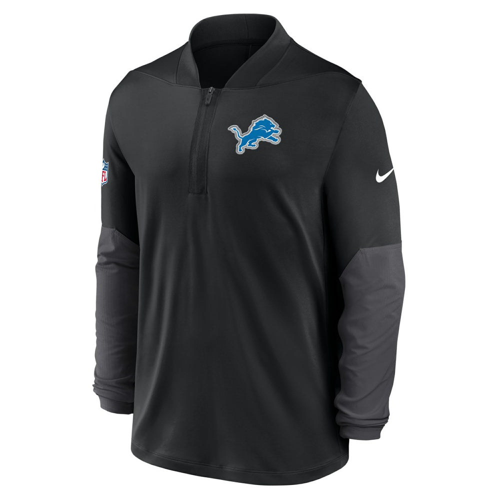 Detroit Lions Sideline Dri-FIT Half-Zip Pullover Black