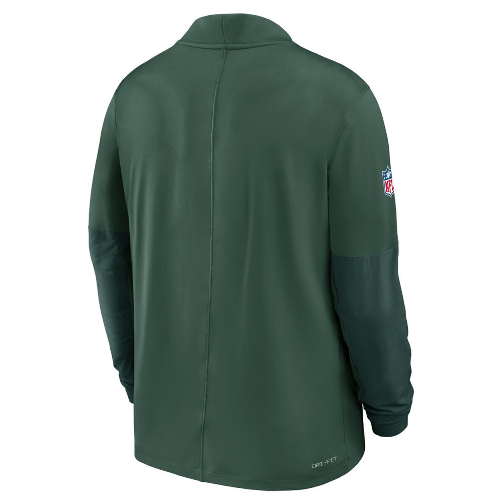 Green Bay Packers Sideline Dri-FIT Half-Zip Pullover Green