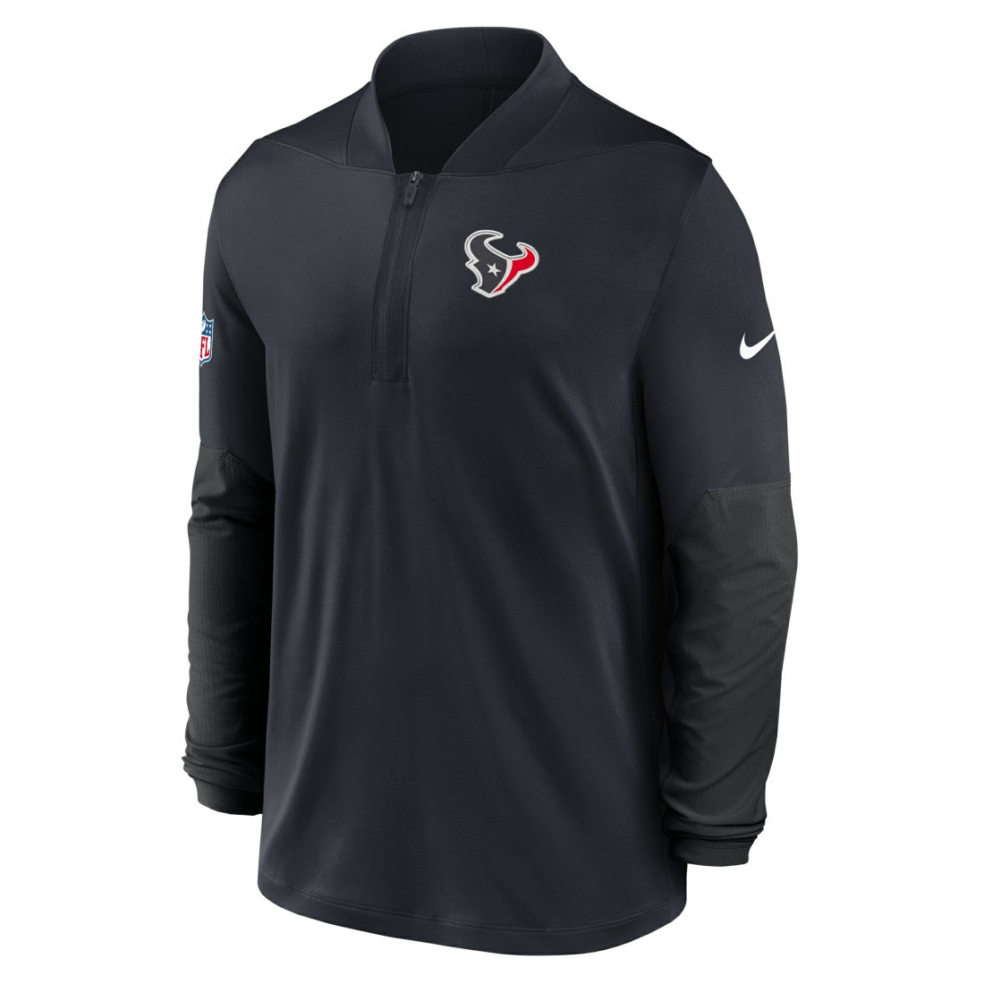 Houston Texans Sideline Dri-FIT Half-Zip Pullover Navy