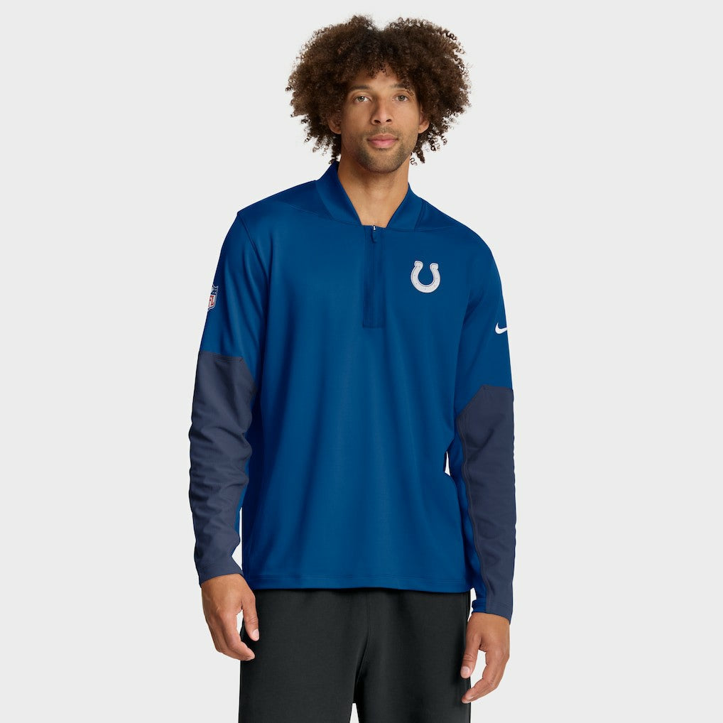 Indianapolis Colts Sideline Dri-FIT Half-Zip Pullover Royal