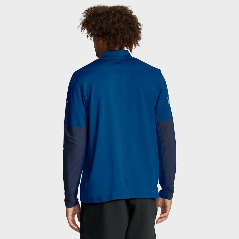 Indianapolis Colts Sideline Dri-FIT Half-Zip Pullover Royal