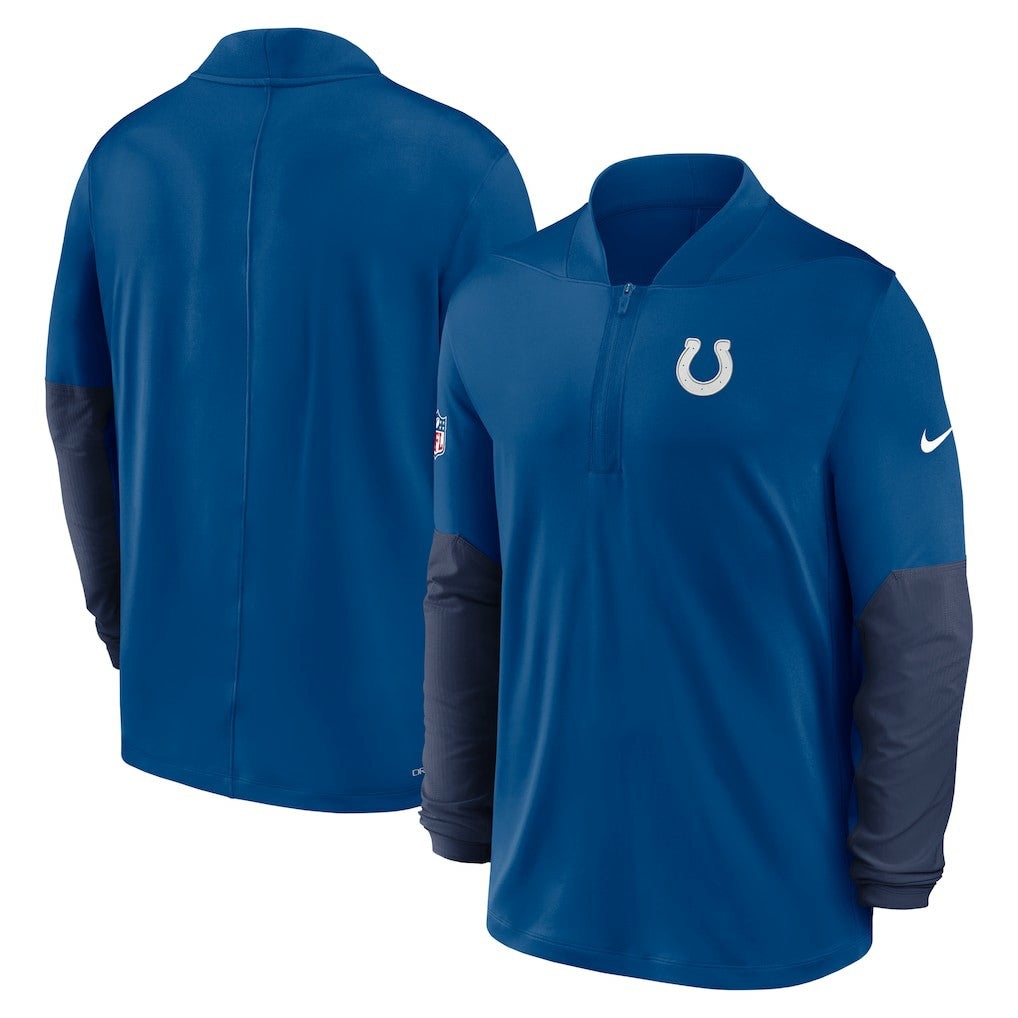 Indianapolis Colts Sideline Dri-FIT Half-Zip Pullover Royal