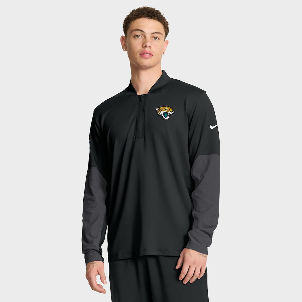 Jacksonville Jaguars Sideline Dri-FIT Half-Zip Pullover Black