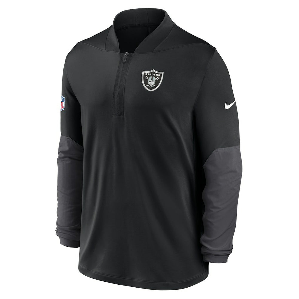 Las Vegas Raiders Sideline Dri-FIT Half-Zip Pullover Black