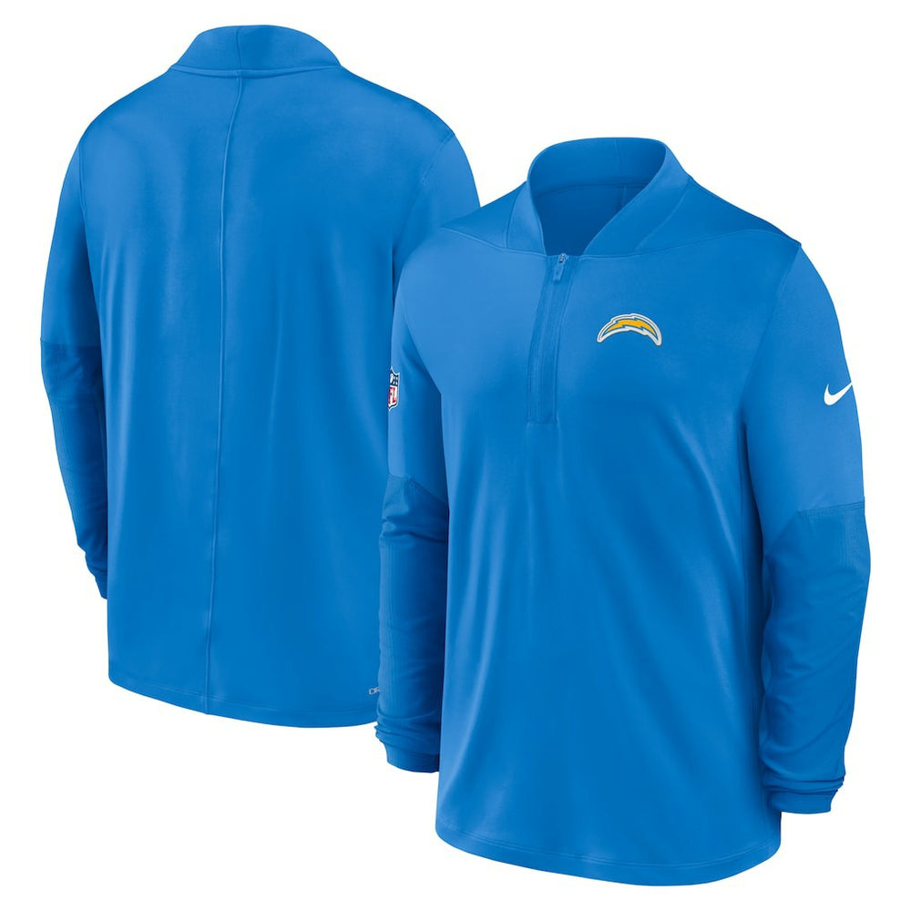 Los Angeles Chargers Sideline Dri-FIT Half-Zip Pullover Powder Blue