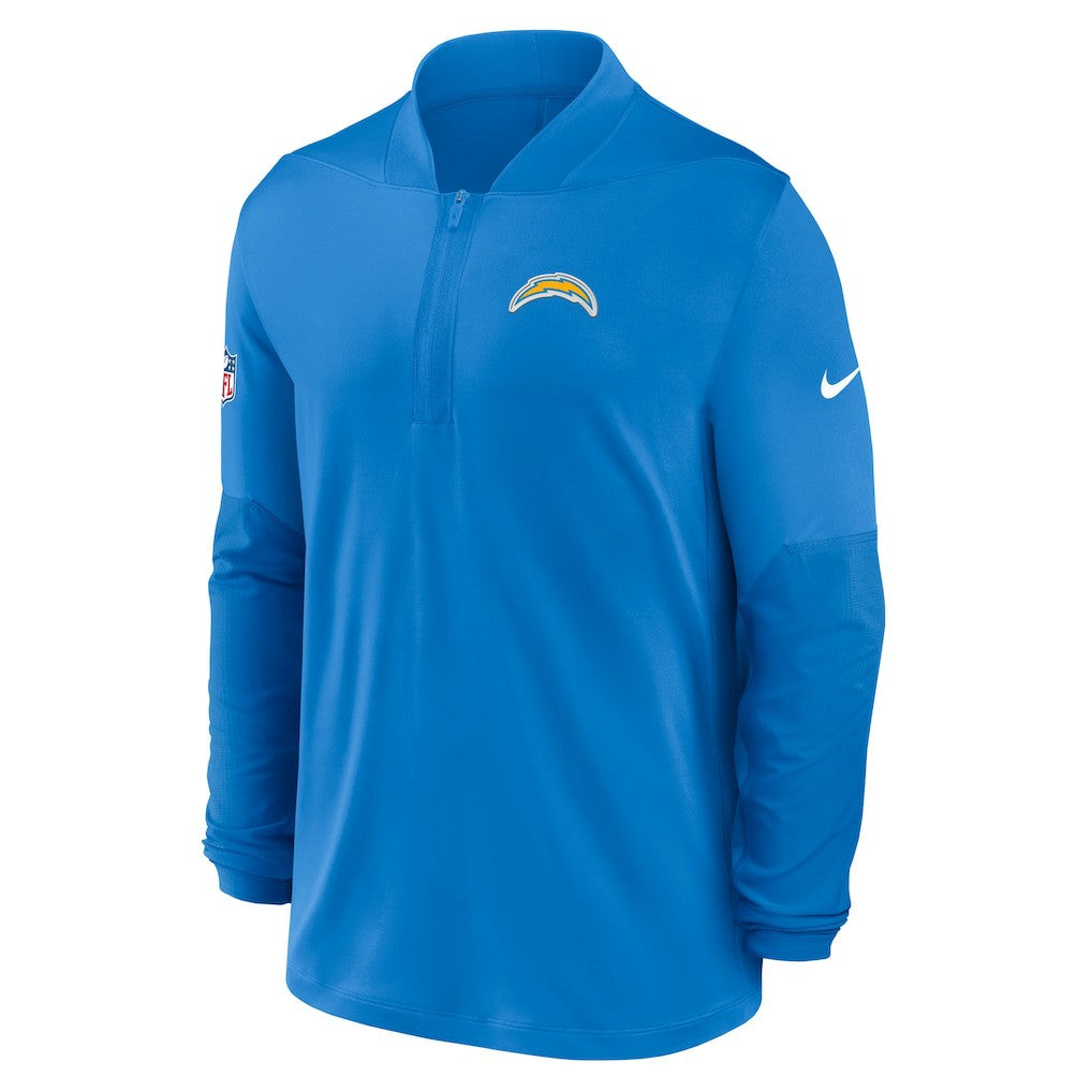 Los Angeles Chargers Sideline Dri-FIT Half-Zip Pullover Powder Blue