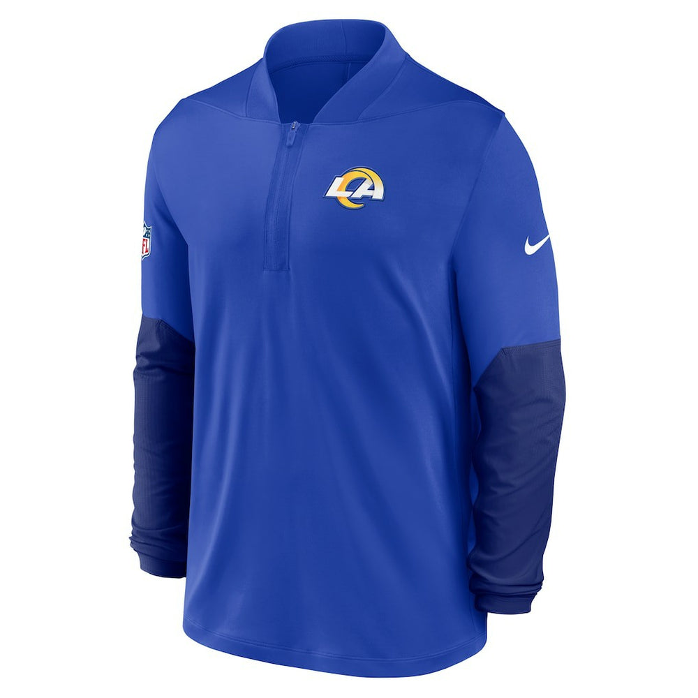 Los Angeles Rams Sideline Dri-FIT Half-Zip Pullover Royal