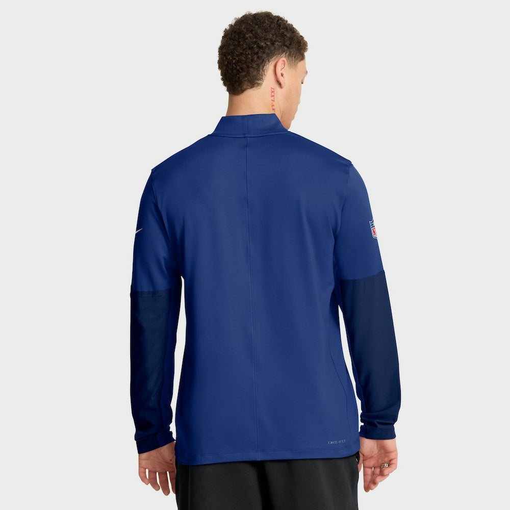 New York Giants Sideline Dri-FIT Half-Zip Pullover Royal