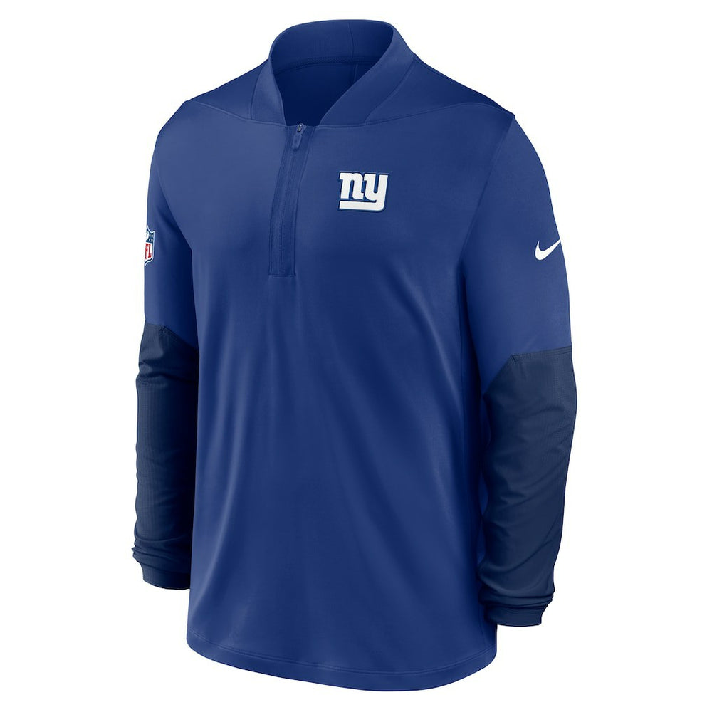 New York Giants Sideline Dri-FIT Half-Zip Pullover Royal