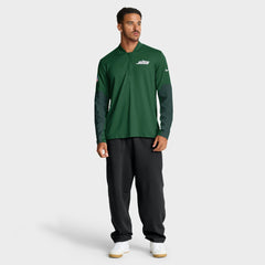New York Jets Sideline Dri-FIT Half-Zip Pullover Green