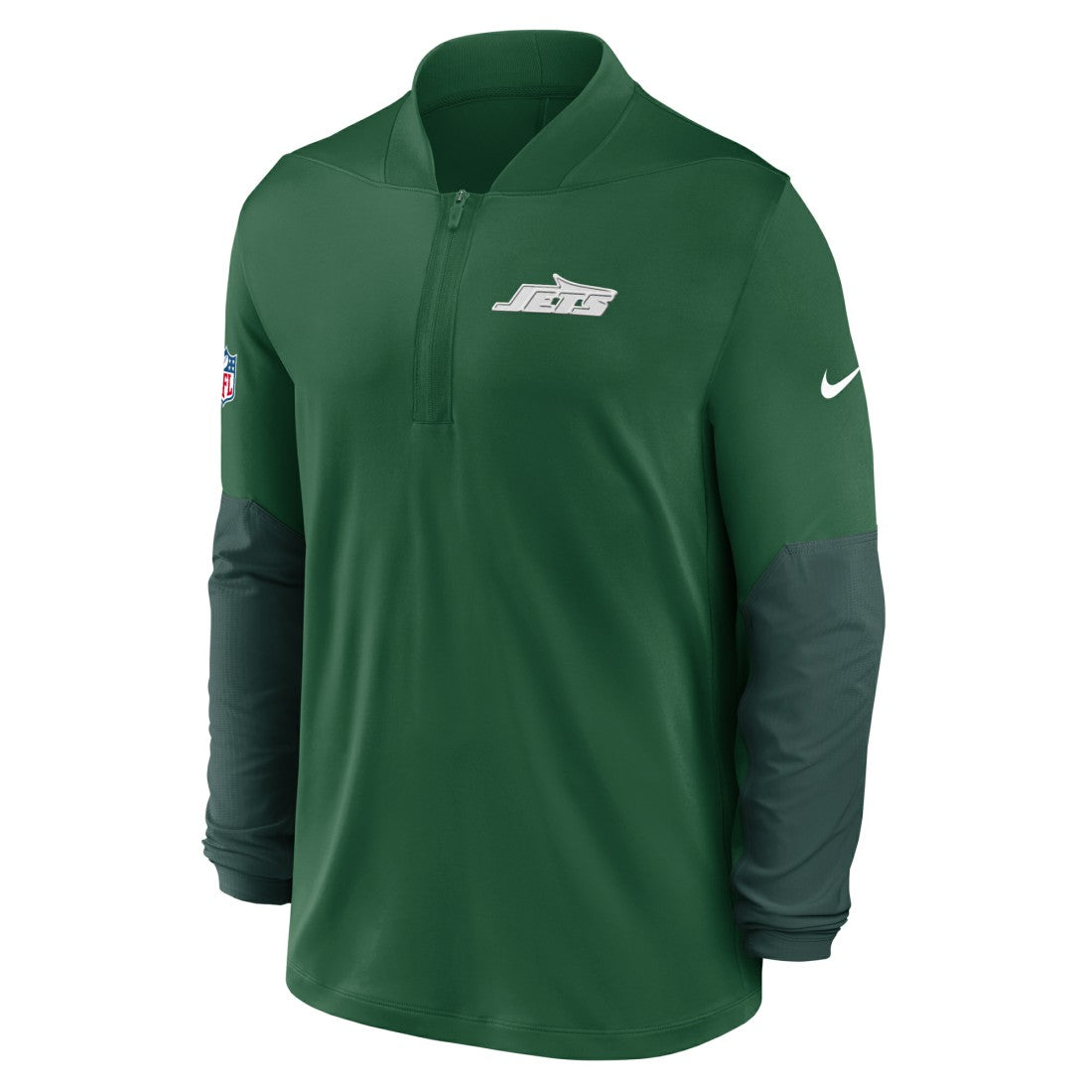 New York Jets Sideline Dri-FIT Half-Zip Pullover Green