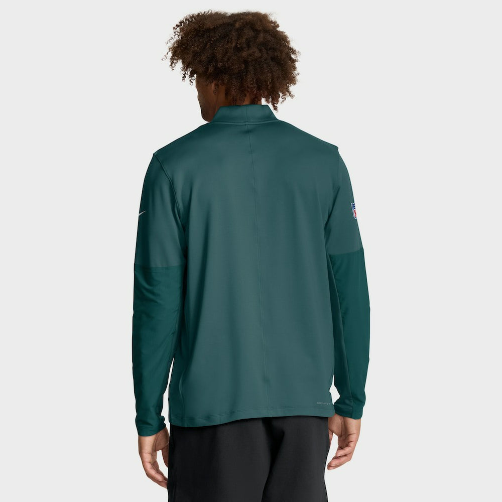 Philadelphia Eagles Sideline Dri-FIT Half-Zip Pullover Green