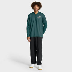 Philadelphia Eagles Sideline Dri-FIT Half-Zip Pullover Green