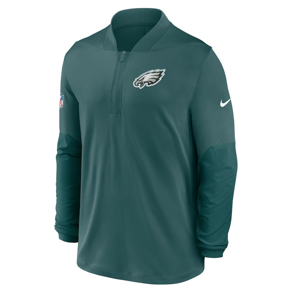 Philadelphia Eagles Sideline Dri-FIT Half-Zip Pullover Green