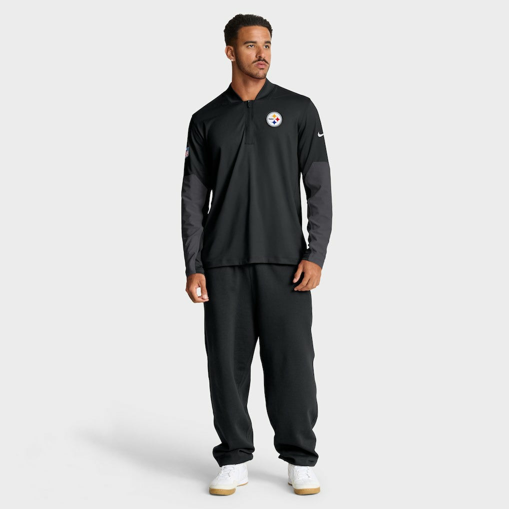 Pittsburgh Steelers Sideline Dri-FIT Half-Zip Pullover Black