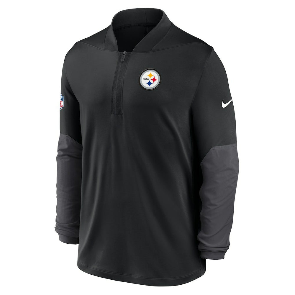 Pittsburgh Steelers Sideline Dri-FIT Half-Zip Pullover Black