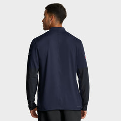 Seattle Seahawks Sideline Dri-FIT Half-Zip Pullover College Navy