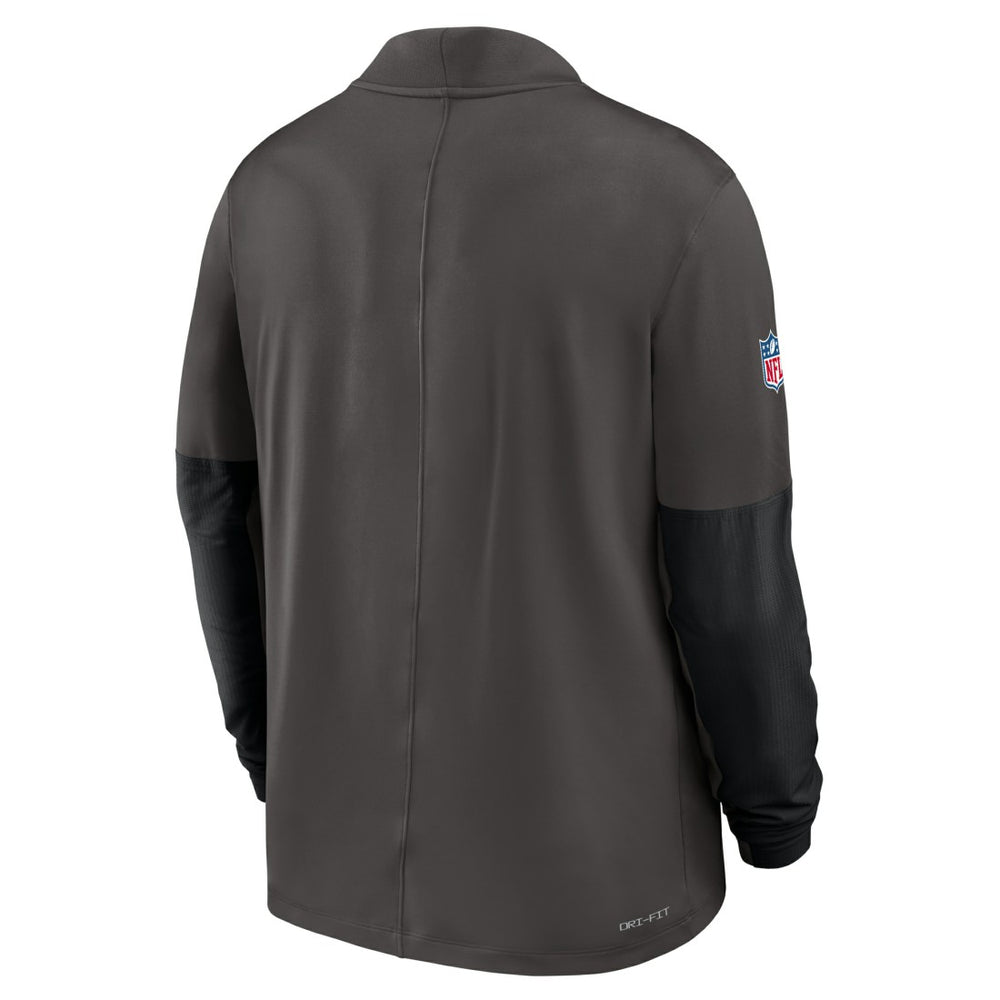Tampa Bay Buccaneers Sideline Dri-FIT Half-Zip Pullover Pewter