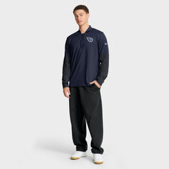 Tennessee Titans Sideline Dri-FIT Half-Zip Pullover Navy