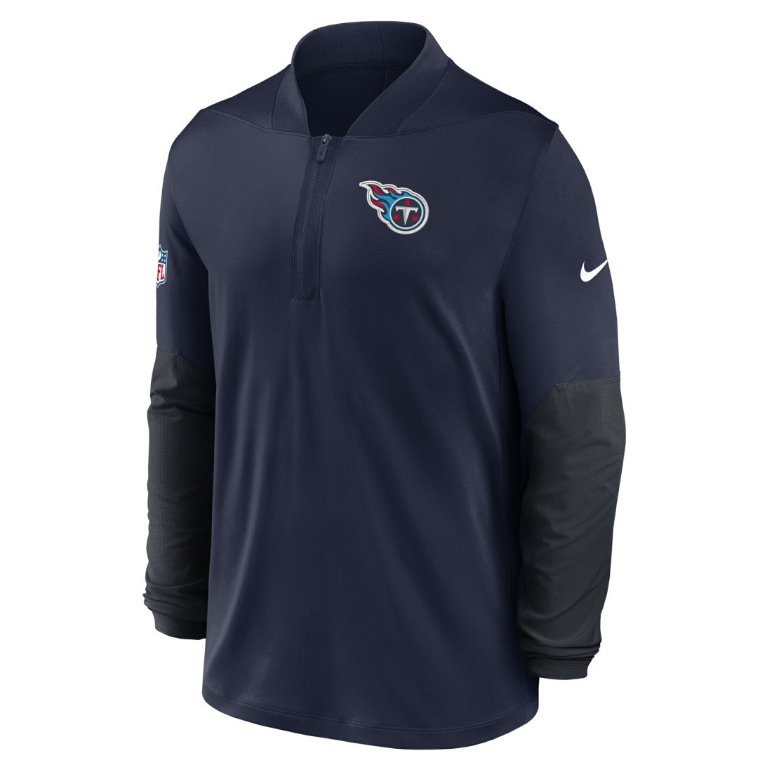 Tennessee Titans Sideline Dri-FIT Half-Zip Pullover Navy