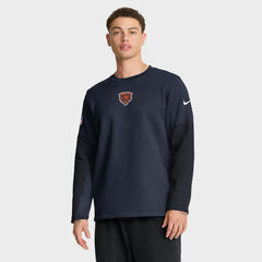 Chicago Bears Sideline Coach Therma-FIT Long Sleeve T-Shirt Navy