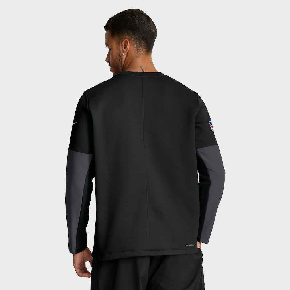 Cincinnati Bengals Sideline Coach Therma-FIT Long Sleeve T-Shirt Black