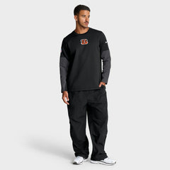 Cincinnati Bengals Sideline Coach Therma-FIT Long Sleeve T-Shirt Black