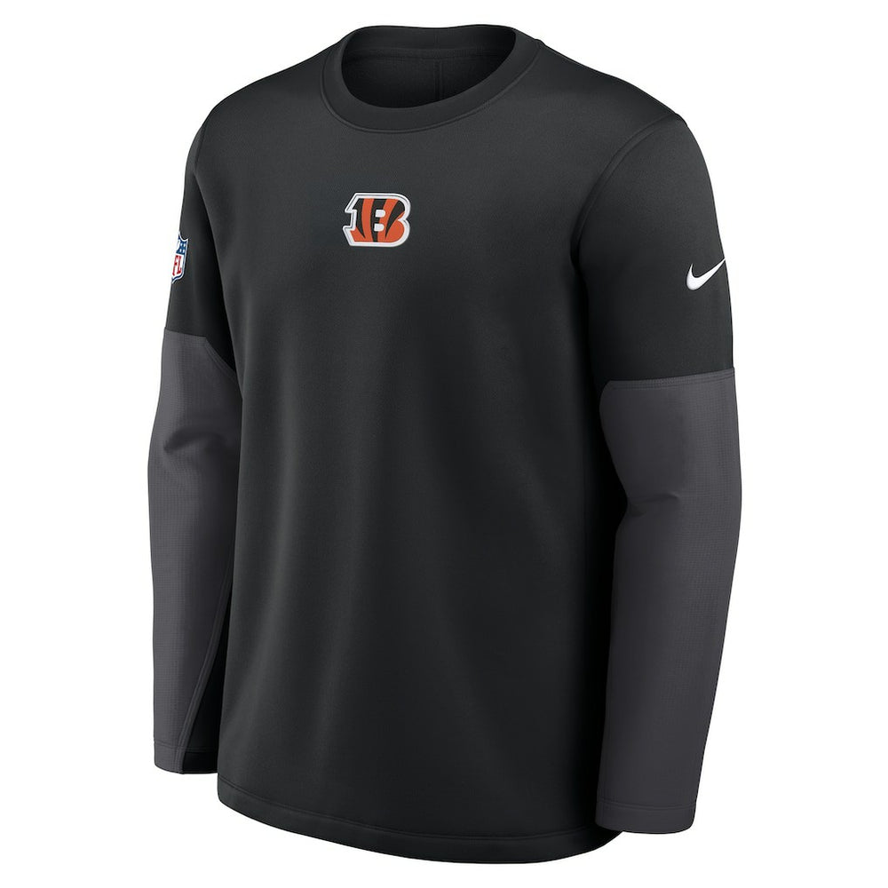 Cincinnati Bengals Sideline Coach Therma-FIT Long Sleeve T-Shirt Black