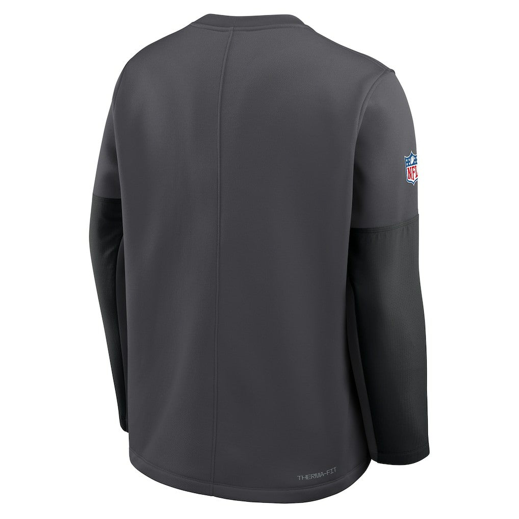 Cleveland Browns Sideline Coach Therma-FIT Long Sleeve T-Shirt Anthracite