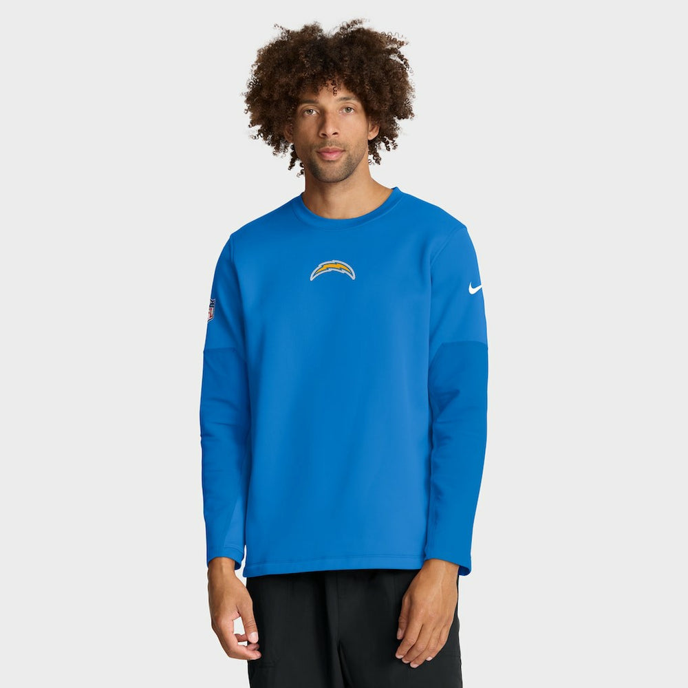 Los Angeles Chargers Sideline Coach Therma-FIT Long Sleeve T-Shirt Powder Blue