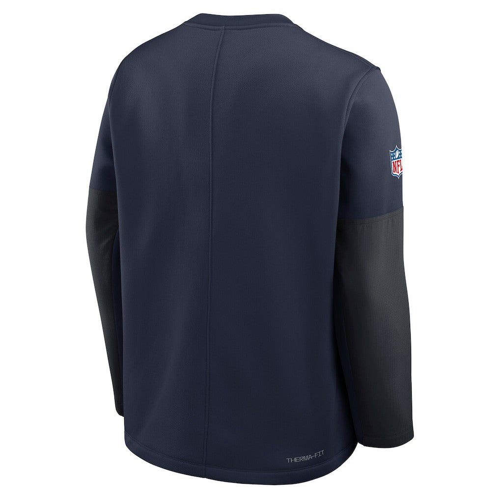 Dallas Cowboys Sideline Coach Therma-FIT Long Sleeve T-Shirt Navy