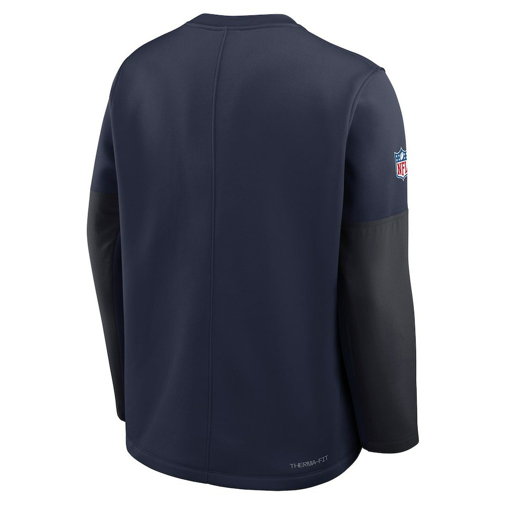 Dallas Cowboys Sideline Coach Therma-FIT Long Sleeve T-Shirt Navy