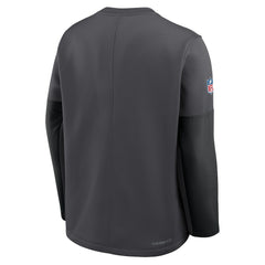 Dallas Cowboys Sideline Coach Therma-FIT Long Sleeve T-Shirt Anthracite